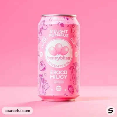 AI-Generated packaging for Drinks can in the Beverages industry