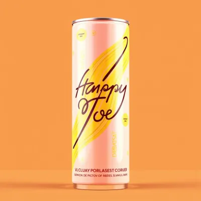 AI-Generated packaging for Drinks can in the Alcoholic Beverages industry
