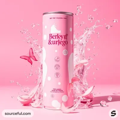 AI-Generated packaging for Drinks can in the Beverages industry