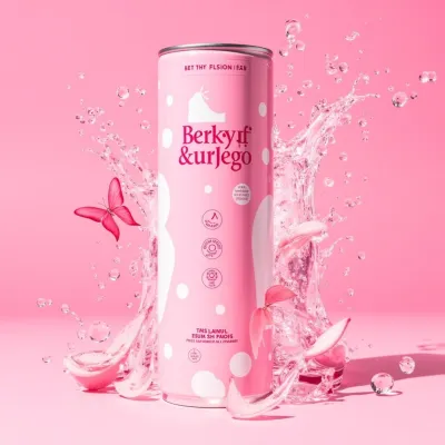 AI-Generated packaging for Drinks can in the Beverages industry