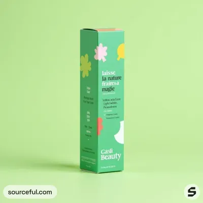 AI-Generated packaging for Carton box in the Beauty and Personal Care industry