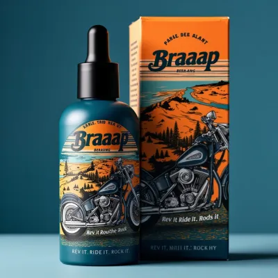 AI-Generated packaging for Dropper bottle