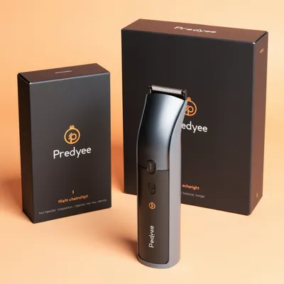 AI-Generated black mailer box packaging