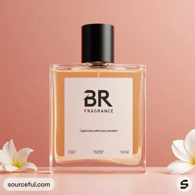 AI-Generated packaging for Perfume bottle