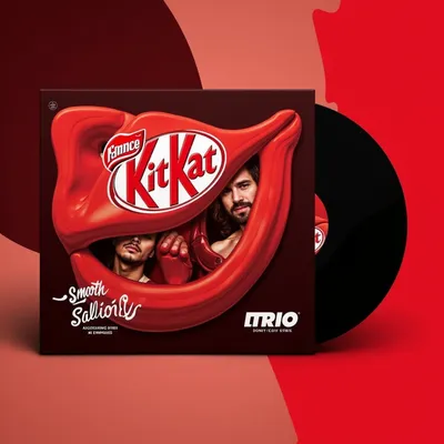 AI-Generated packaging for Vinyl album cover