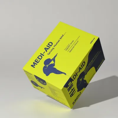 AI-Generated packaging for Carton box in the Medical and Healthcare Products industry