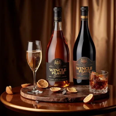 AI-Generated packaging for Champagne bottle