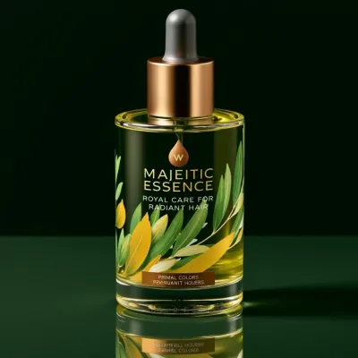 AI-Generated packaging for Dropper bottle in the Beauty and Personal Care industry