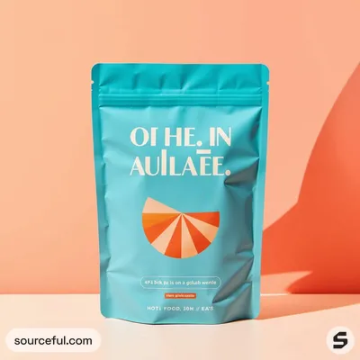 AI-Generated packaging for Food pouch in the Packaged Foods industry