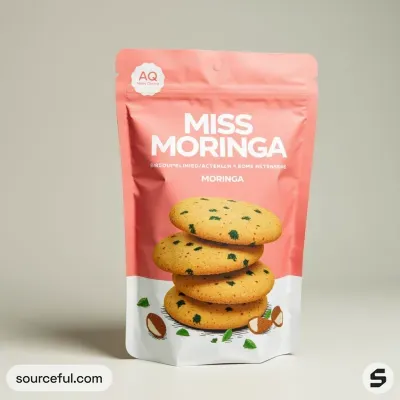 AI-Generated illustrative food pouch packaging