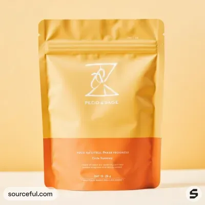 AI-Generated packaging for Food pouch in the Health and Wellness industry