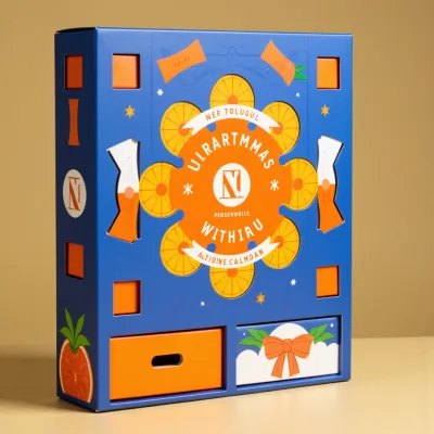 AI-Generated packaging for Advent calendar in the Pharmaceuticals and Supplements industry