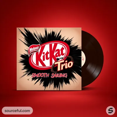 AI-Generated packaging for Vinyl album cover