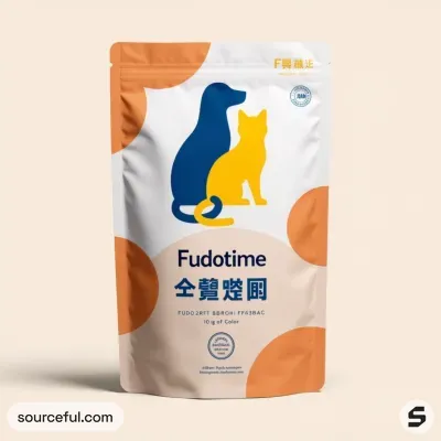 AI-Generated packaging for Food pouch in the Pet Food and Supplies industry