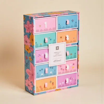 AI-Generated packaging for Advent calendar