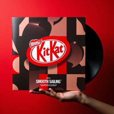 AI-Generated packaging for Vinyl album cover