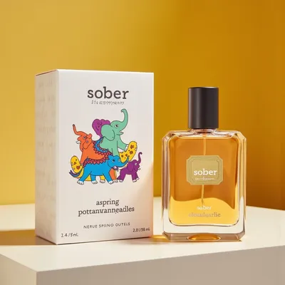 AI-Generated packaging for Perfume bottle