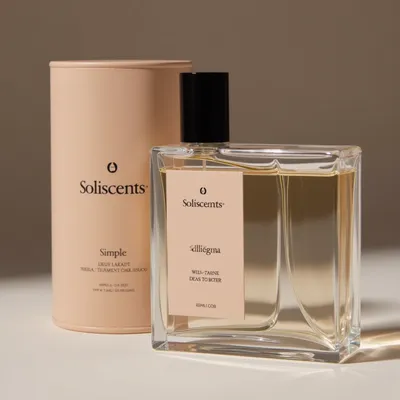 AI-Generated packaging for Perfume bottle