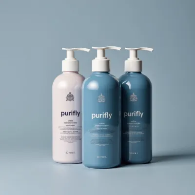 AI-Generated modern pump bottle packaging