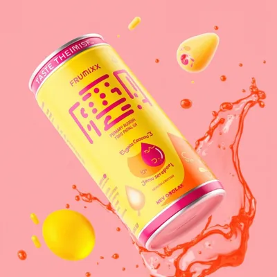 AI-Generated packaging for Drinks can