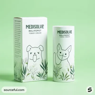 AI-Generated packaging for Carton box in the Pet Food and Supplies industry