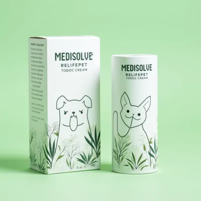 AI-Generated packaging for Carton box in the Pet Food and Supplies industry