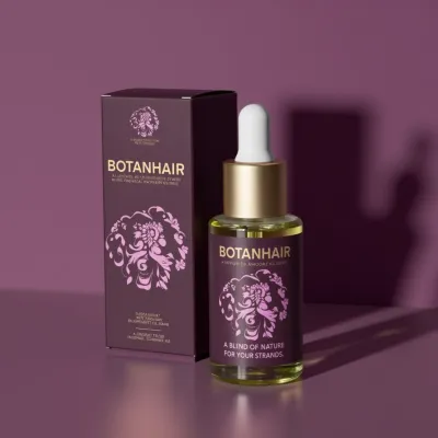 AI-Generated Dropper bottle packaging for Beauty and Personal Care