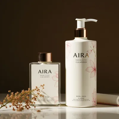 AI-Generated packaging for Pump bottle