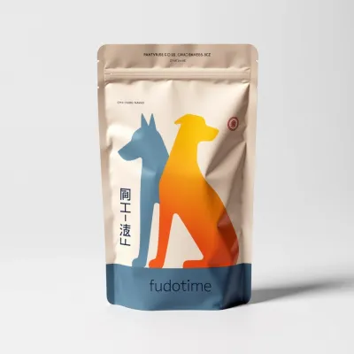 AI-Generated packaging for Food pouch in the Pet Food and Supplies industry