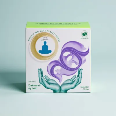 AI-Generated abstract carton box packaging