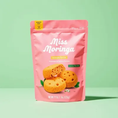 AI-Generated hunter green food pouch packaging