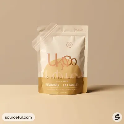 AI-Generated packaging for Food pouch in the Gourmet and Specialty Foods industry