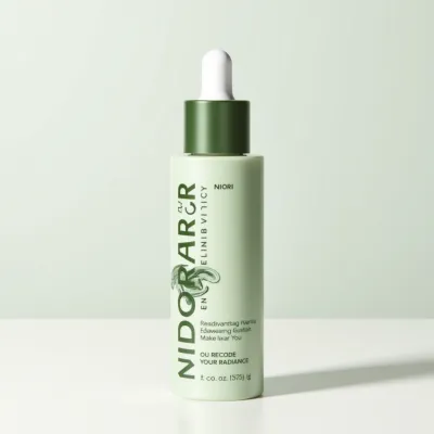 AI-Generated Dropper bottle packaging for Beauty and Personal Care