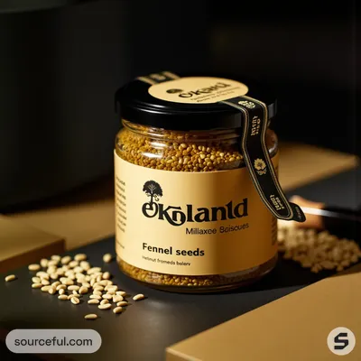 AI-Generated packaging for Food glass jar