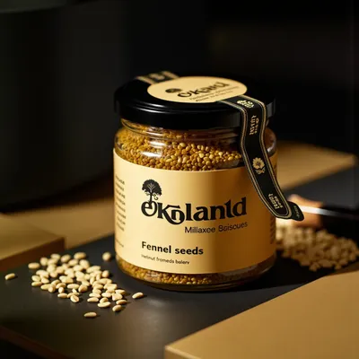 AI-Generated packaging for Food glass jar