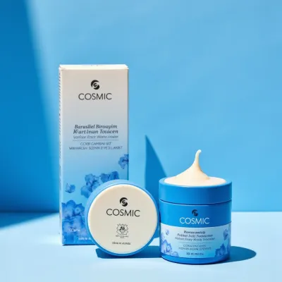 AI-Generated packaging for Cosmetics glass jar