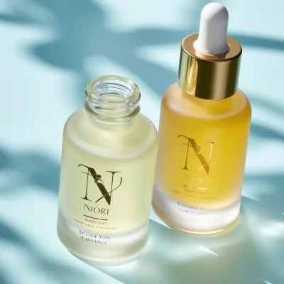 AI-Generated Dropper bottle packaging for Beauty and Personal Care