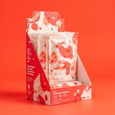 AI-Generated packaging for Shelf display box