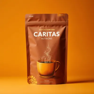 AI-Generated Food pouch packaging for Food and Snacks