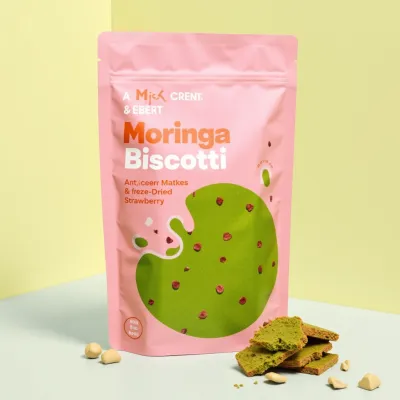 AI-Generated hunter green food pouch packaging