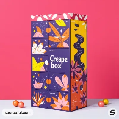 AI-Generated packaging for Advent calendar in the Food and Snacks industry