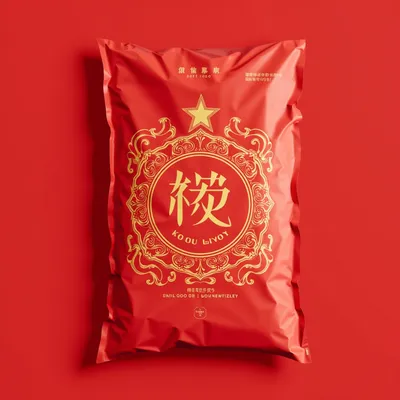 AI-Generated packaging for Plastic mailing bag