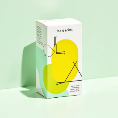 AI-Generated white dropper bottle packaging