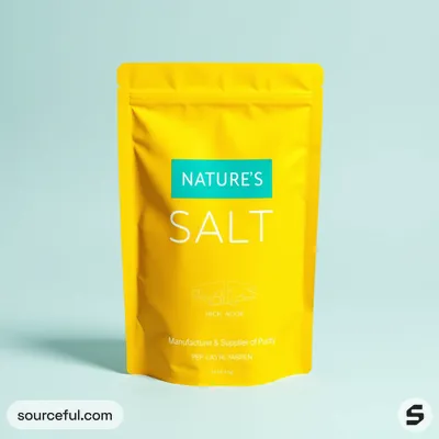 AI-Generated packaging for Food pouch in the Gourmet and Specialty Foods industry