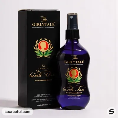 AI-Generated packaging for Mist spray bottle in the Beauty and Personal Care industry