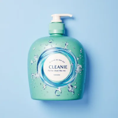 AI-Generated packaging for Pump bottle