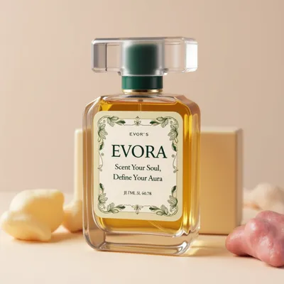 AI-Generated Perfume bottle packaging for Beauty and Personal Care