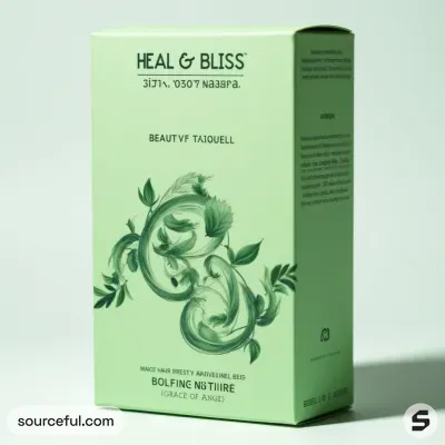 AI-Generated packaging for Carton box in the Beauty and Personal Care industry