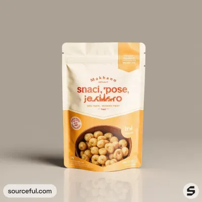 AI-Generated packaging for Food pouch in the Food and Snacks industry