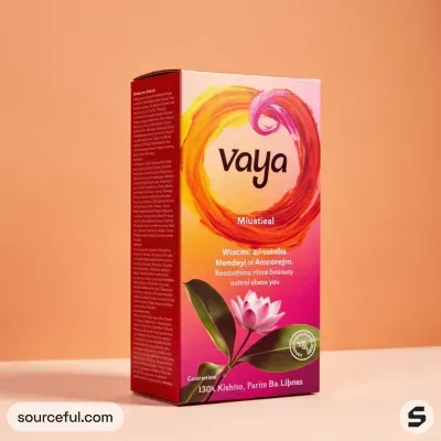 AI-Generated Carton box packaging for Beauty and Personal Care